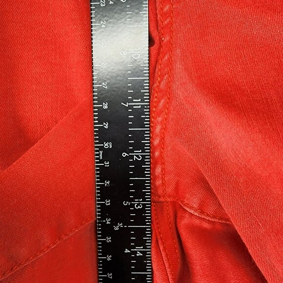 Lane Bryant Shorts Womens 26 Red Essential High Rise Stretch Girlfriend Denim - Picture 5 of 9